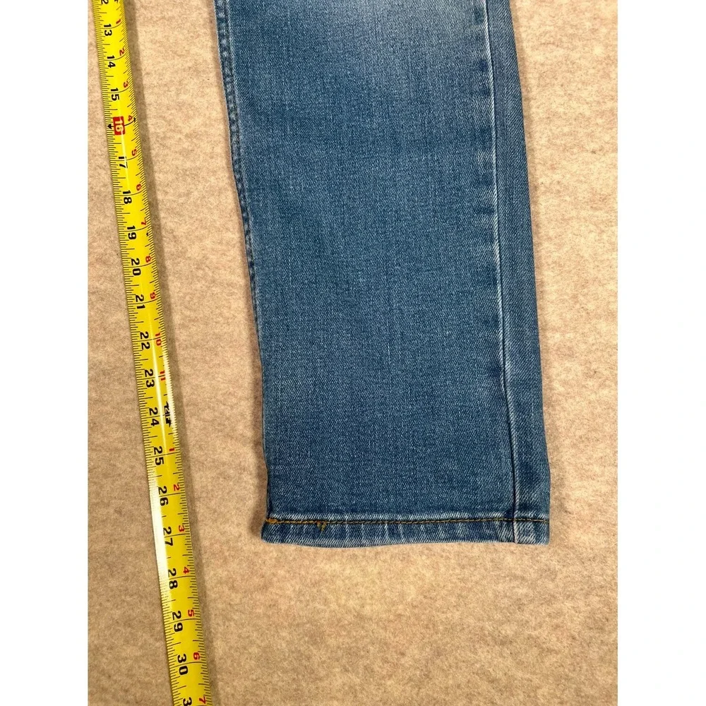 Levi's 511 Slim‎ Fit Jeans Mens 31x30 Blue Whiskering Denim Cotton Straight Leg